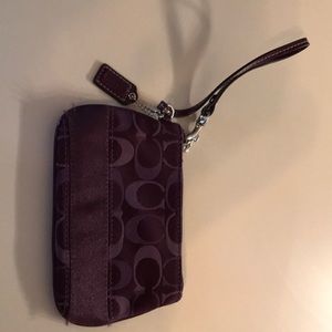 Coach wristlet